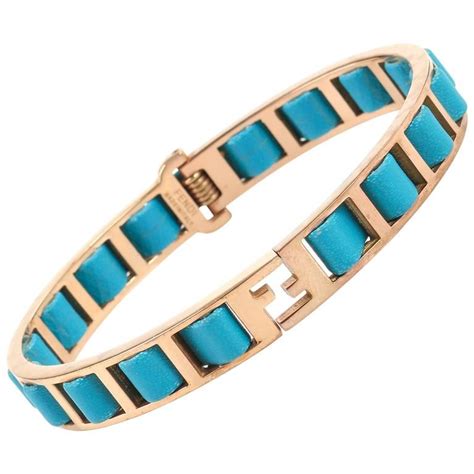 Fendi The Fendista Bangle Fendista Nappa Pin Bracelet, Women 